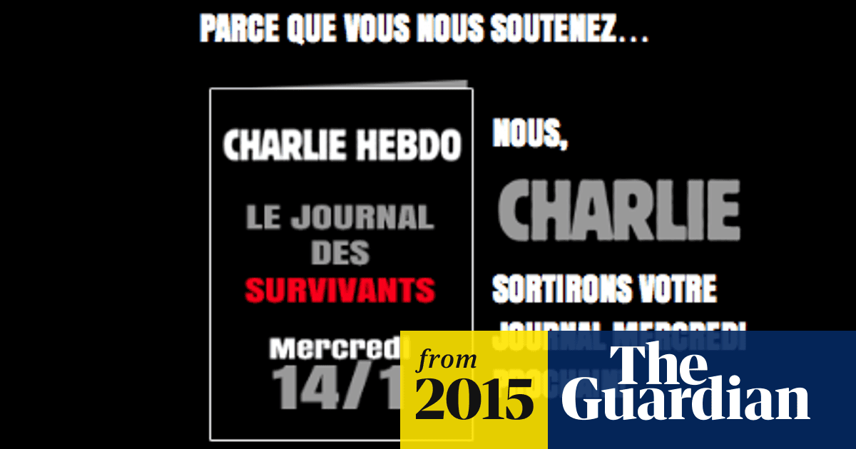Charlie Hebdo About 1 000 Copies Likely To Be Available In Uk For First Edition Since Attack Charlie Hebdo The Guardian