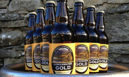 Loweswater Gold beer, Kirkstile Inn, Lake Diistrict