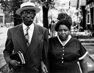 Husband and Wife, Sunday Morning, Detroit, Michigan, 1950