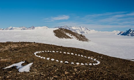 Richard Long's A Circle in Antarctica, 2012.