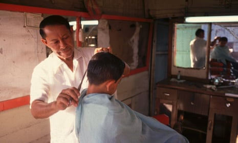 A barbershop in Managua, Nicaragua. 