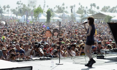 Lauren Mayberry of Chvrches performs at Coachella in 2014.