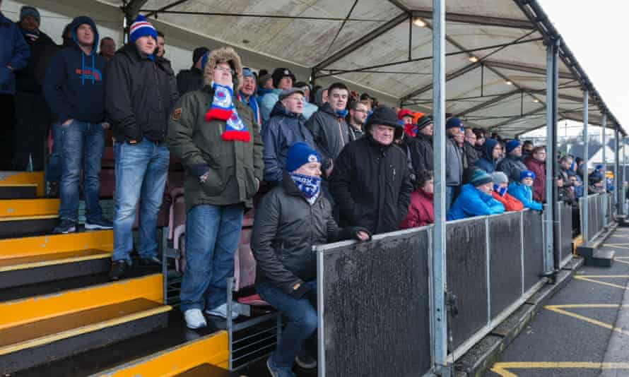 Fans at Alloa this month.