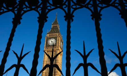 The Big Ben Clock Tower is seen through a gate, in central London. REUTERS/Stefan Wermuth