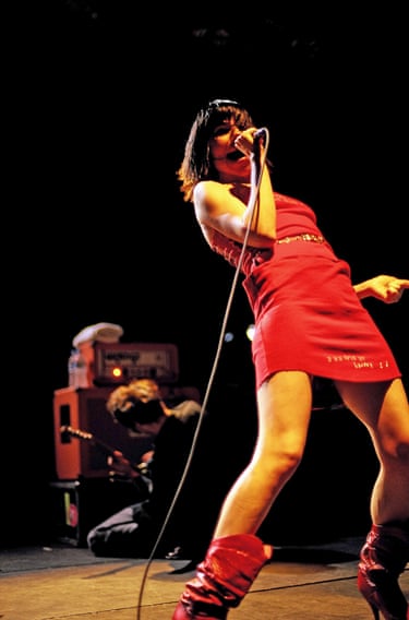 pj harvey red dress P.J. ON ICE / Harvey is note-perfect, but her cool reserve doesn't work onstage