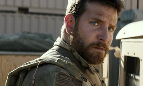 Actor Bradley Cooper in film American Sniper