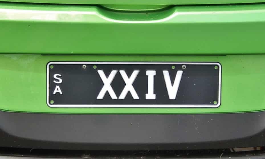 Some Roman numerals in action.