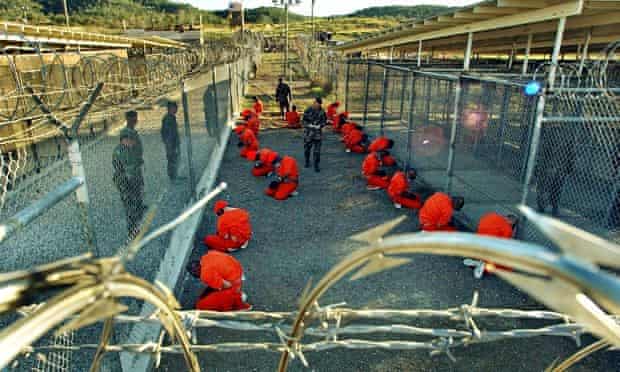 Guantánamo Bay pictured in 2002