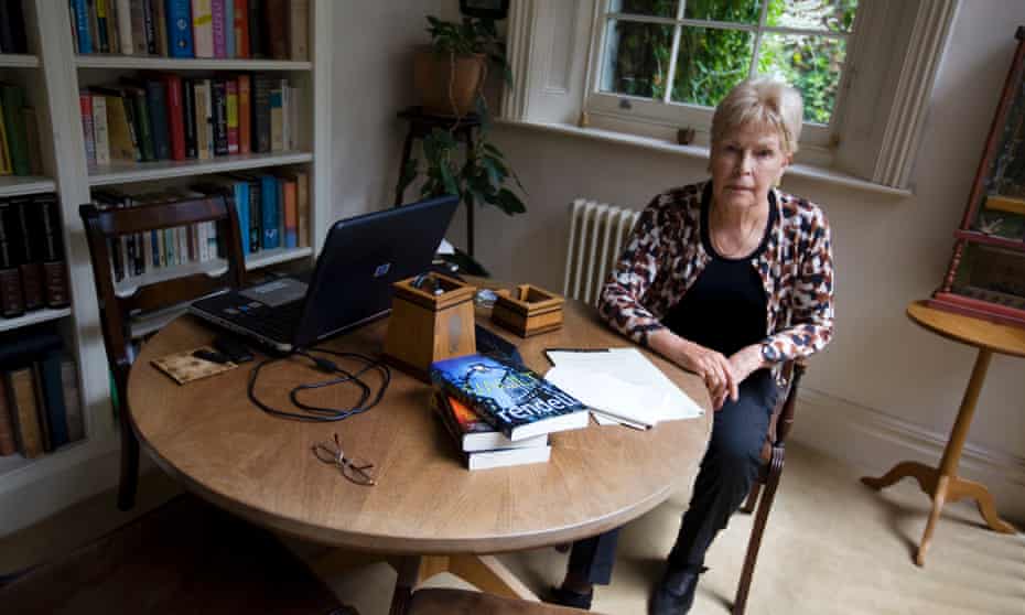 At the scene of the crimes … Ruth Rendell