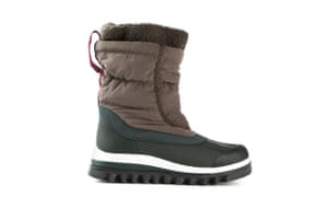 Snow boots - green, brown and white by Adidas by Stella McCartney