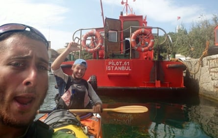 The researchers reach Turkey after 14 months in a kayak
