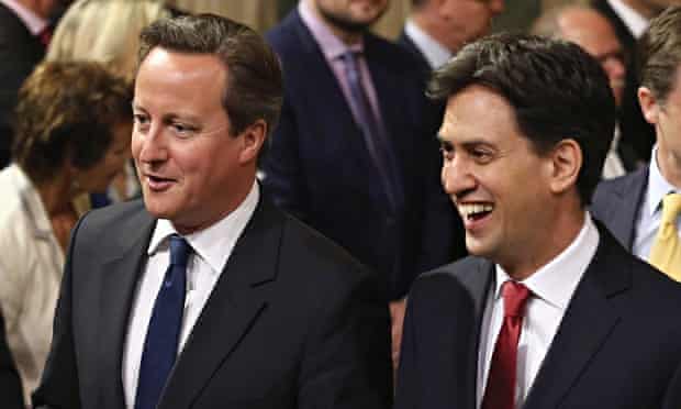 David Cameron and Ed Miliband