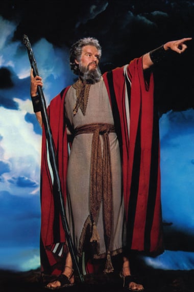 Charlton Heston in The Ten Commandments.