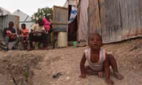 Haitian refugee camp