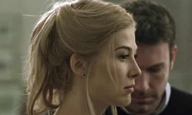 Rosamund Pike as Amy Dunne in the film adaptation of Gone Girl