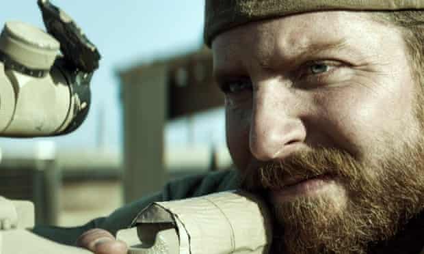 Bradley Cooper in American Sniper.