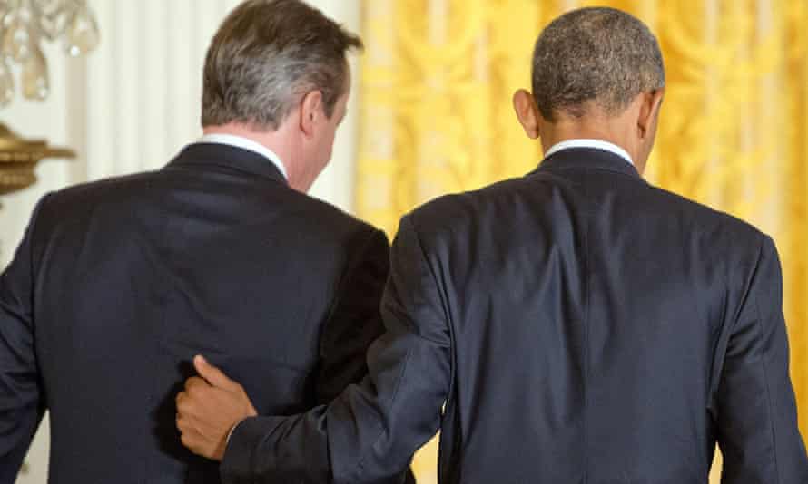 Obama and Cameron cybersecurity