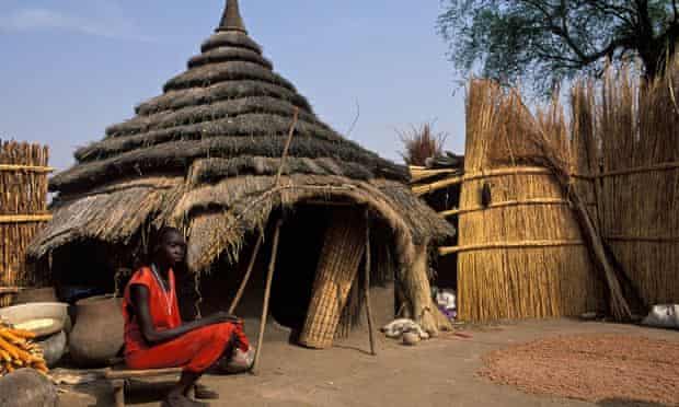 A traditional homestead in Gambela, Ethiopia 