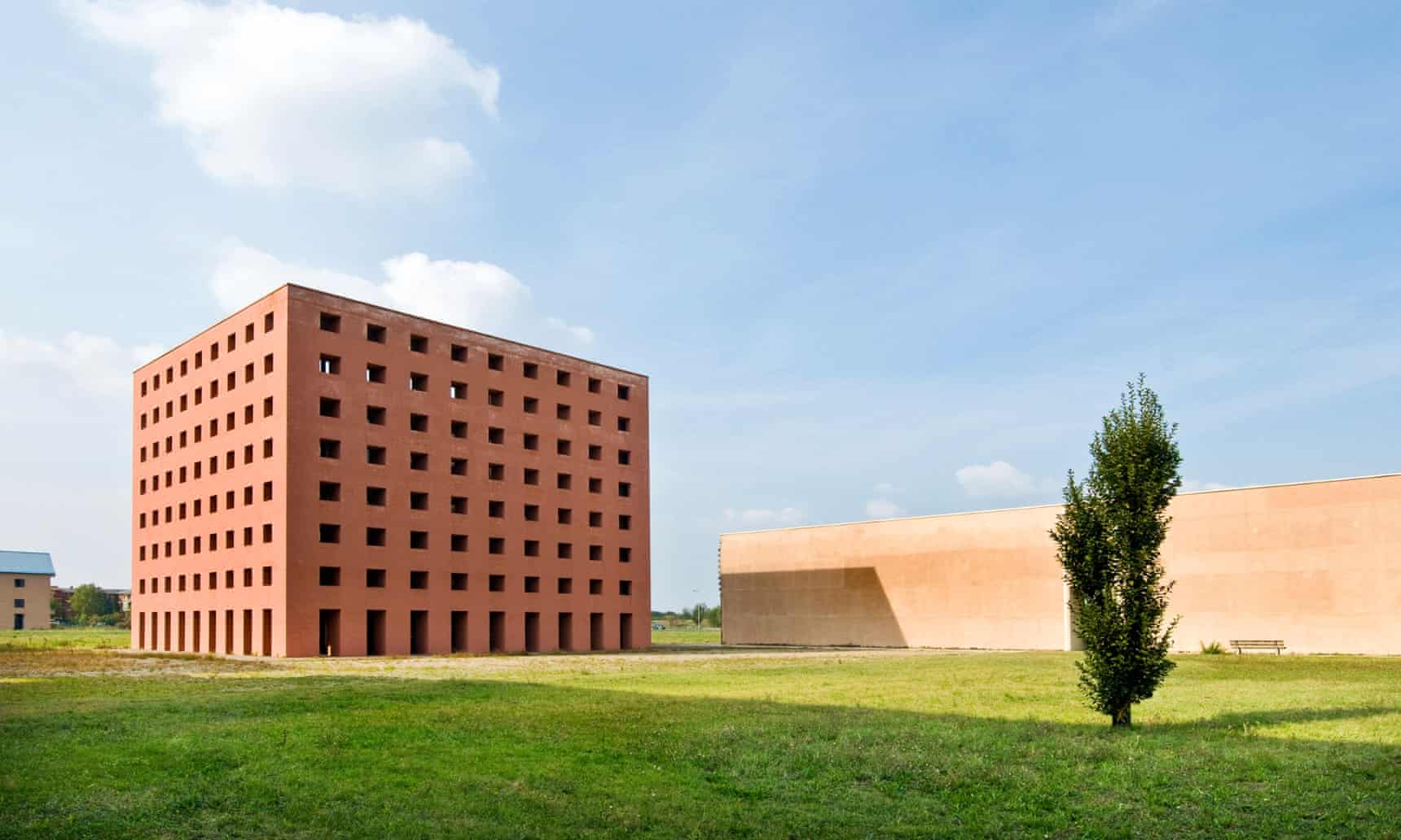 Architect Aldo Rossi’s striking San Cataldo cemetery in Modena, Italy.