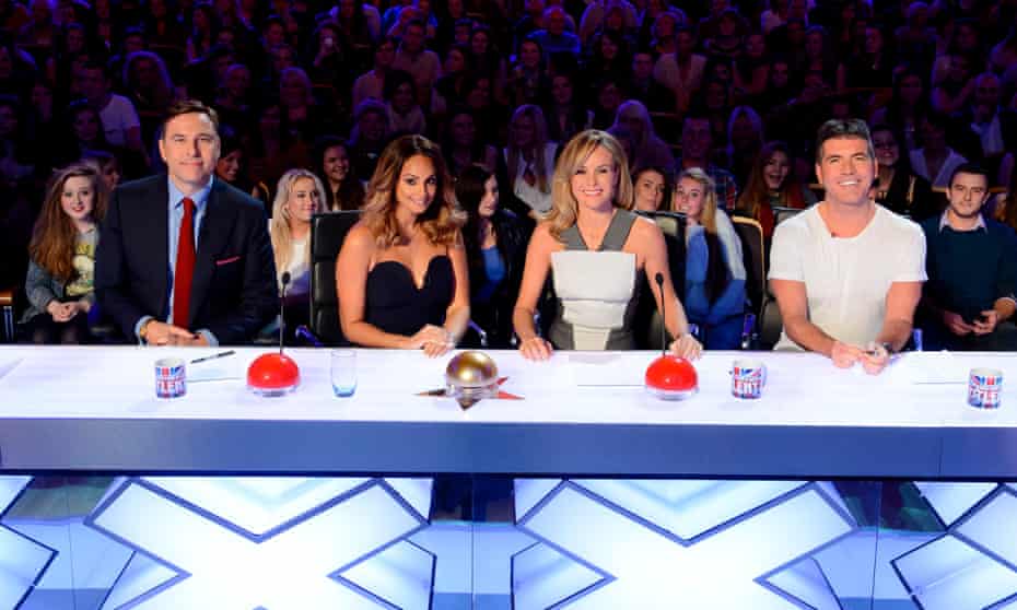 The judging panel on the eighth series of Britain's Got Talent.