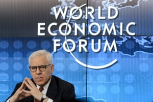 CEO of the Carlyle Group Co, David Rubenstein, at a session