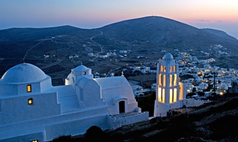 Whitewashed church on Folegandros