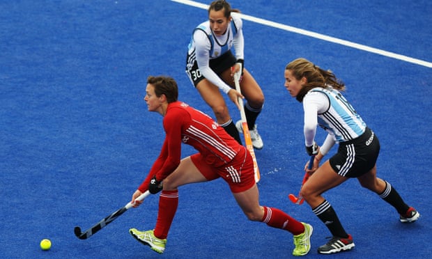 Hannah Macleod in action for Great Britain.