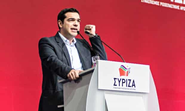 Alexis Tsipras, leader of Greece's radical left Syriza party