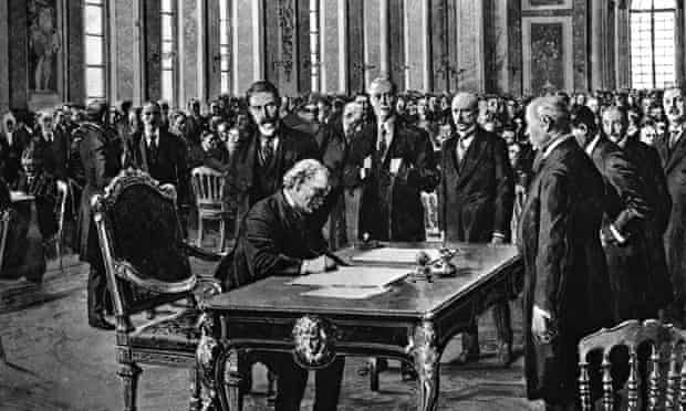 Versailles treaty signing