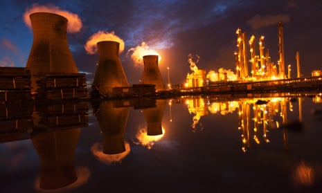 Grangemouth oil refinery and petrochemical plant