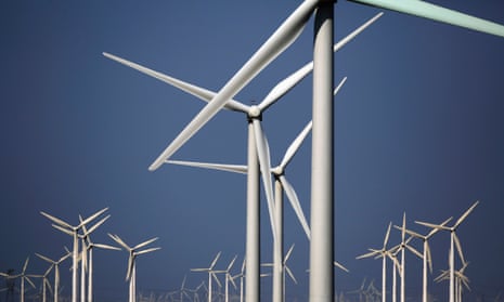 Wind turbines for generating electricity are seen at a wind farm in Guazhou, 950km (590 miles) northwest of Lanzhou, Gansu Province September 15, 2013.