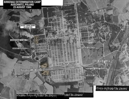 Aerial view of Auschwitz-Birkenau