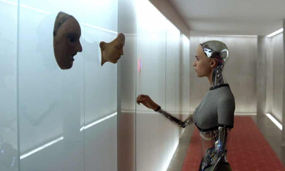 ex machina film still 2015 artificial intelligence self aware computers
