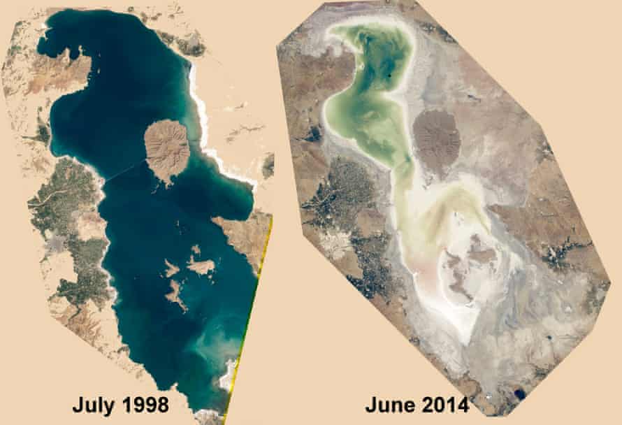 Lake Urmia: how Iran's most famous lake is disappearing | Iran | The Guardian