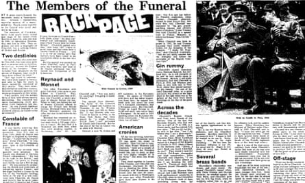 The Observer,  31January 1965
