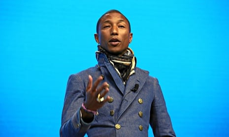 Pharrell Williams at the World Economic Forum in Davos