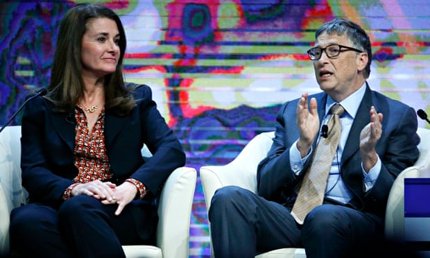 Bill and Melinda Gates speak at Davos