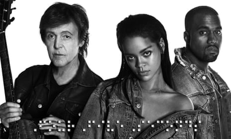 Paul McCartney, Rihanna and Kanye West 