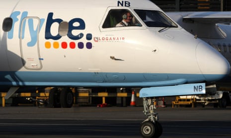 Flybe falls after saying it will only break even this year. Photo: Andrew Milligan/PA Wire