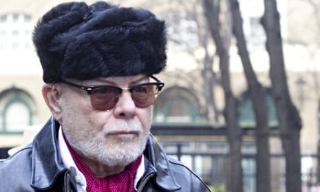 Gary Glitter arrives for child sex abuse trial