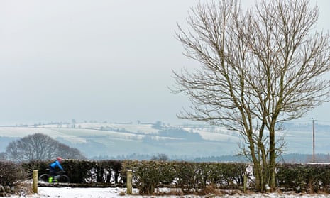 Freezing fog and snow in North Yorkshire