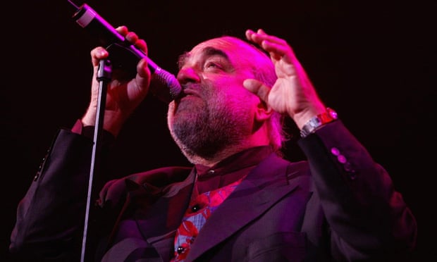 Demis Roussos performing in Manchester in 2002.