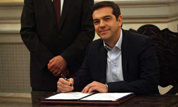 Syriza party leader Alexis Tsipras 