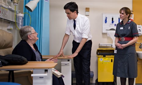 Labour visit to George Eliot Hospital