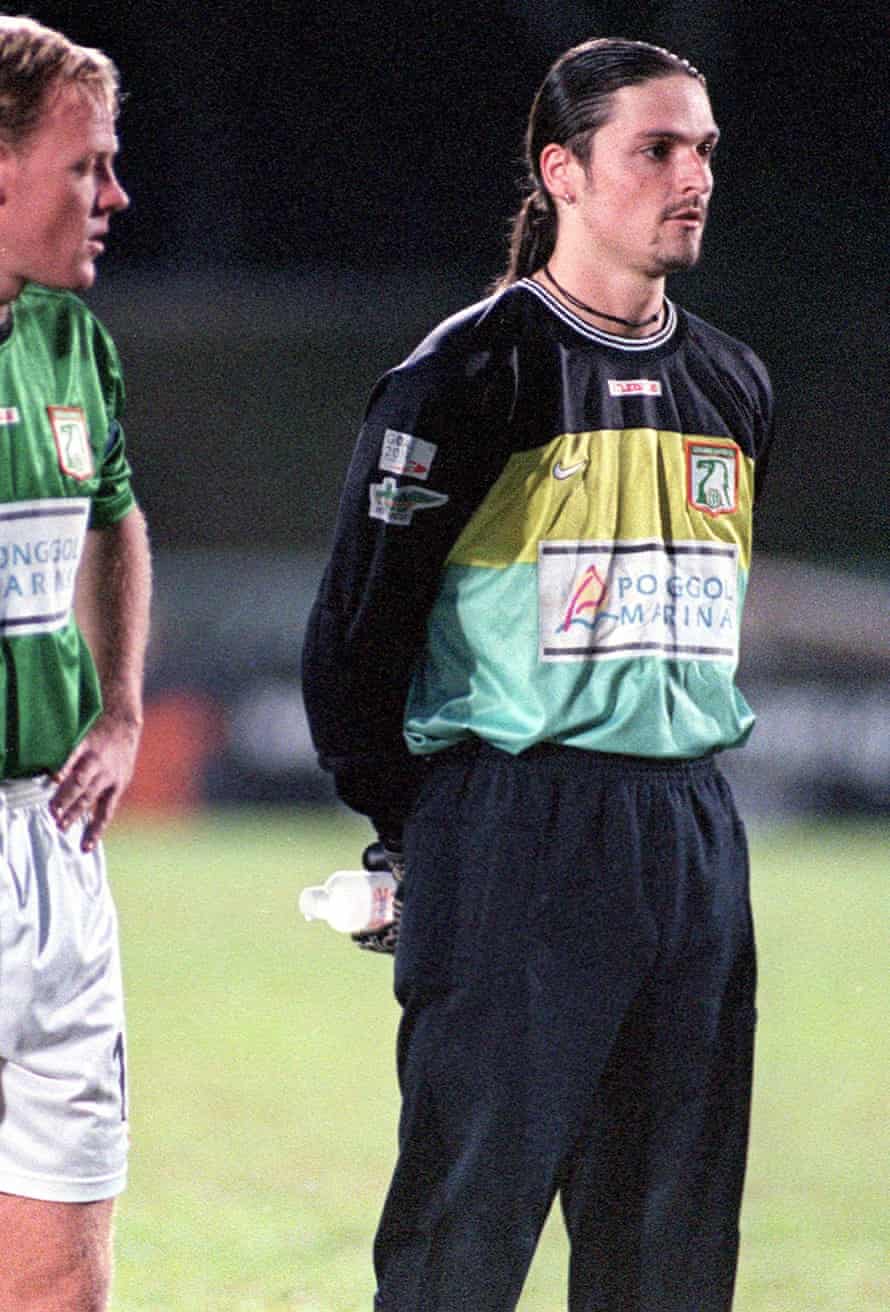 Pfannenstiel in 2000 when he played for Geylang United in Singapore.