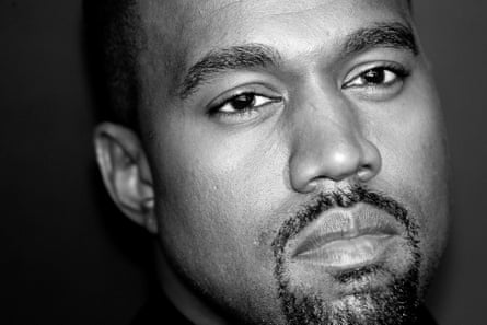 Kanye West, not smiling