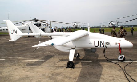 An Italian-made surveillance drone belonging to the UN’s peacekeeping mission in the Democratic Republic of Congo.