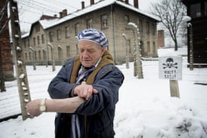 Igor Malicky, 89, from Krakow, a survivor of the holocaust