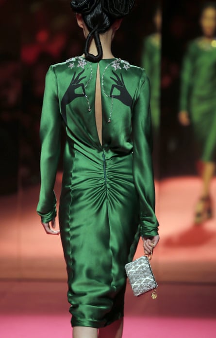 Schiaparelli's 2015 haute couture spring/summer show for Paris fashion week.
