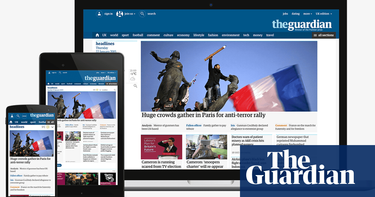 Welcome to the new Guardian website 